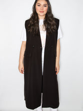 Lang blazer vest